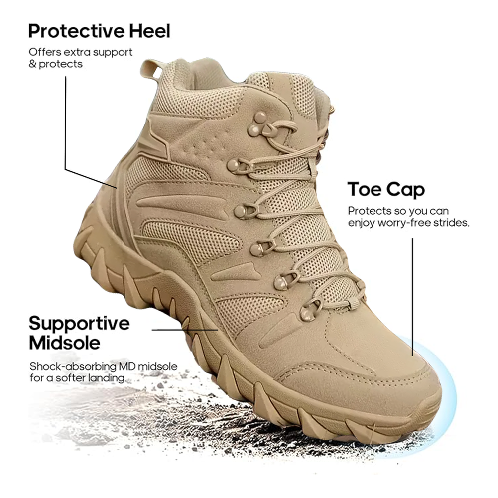 Flash sale 50% š Best-Selling Menās Shoes - Men's Tactical Mid Top Hiking Boots